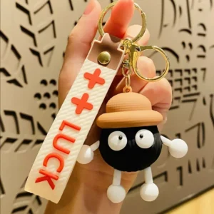 little coal ball cute keychain for stylish ladies