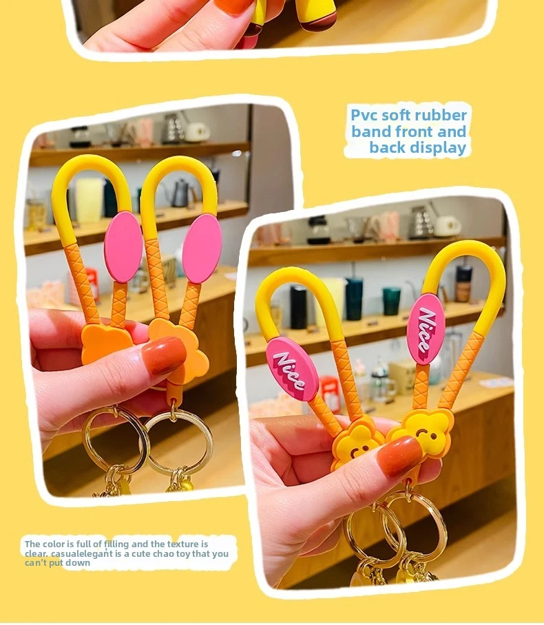 giraffe design luxury bicycle keychain new arrival backpack charm