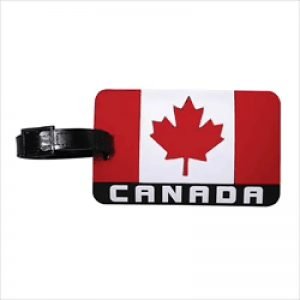 Canada Plastic Luggage Tag Canada Rubberized Luggage Tag-2