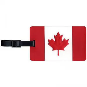 Canada Plastic Luggage Tag Canada Rubberized Luggage Tag