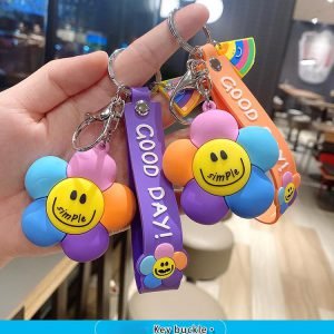 Sunflower Cartoon Keychains-1