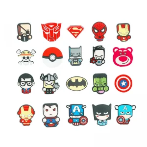 Vintage Super Hero and Villain Fridge Magnets