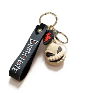 wholesale 3d pvc rubber jack and sally halloween keychains