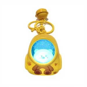 schoolbag keychain cute cartoon keychain bag pendant with light