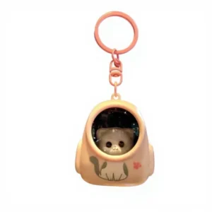 schoolbag keychain cute cartoon keychain bag pendant with light