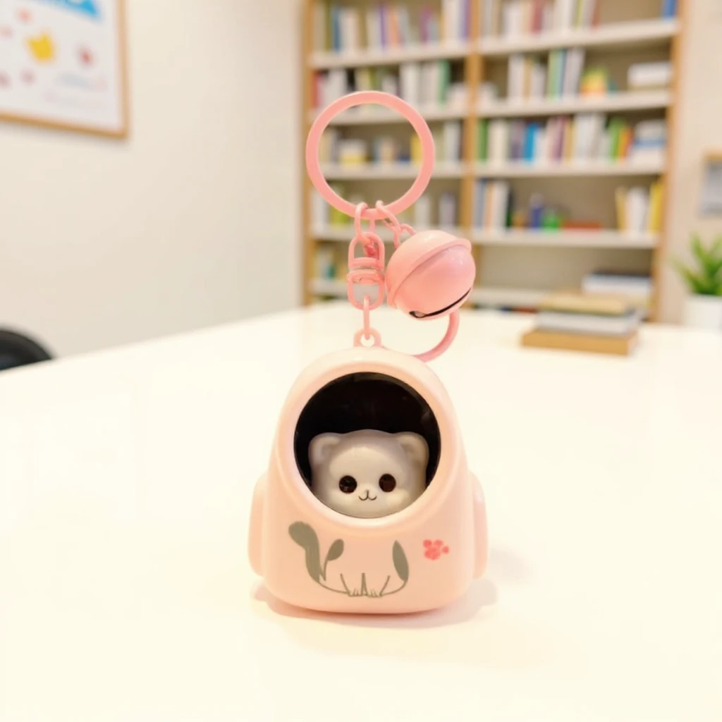 schoolbag keychain cute cartoon keychain bag pendant with light