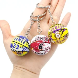 hot sale pvc soccer keychain mini football pendant keychain