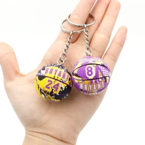 hot sale pvc soccer keychain mini football pendant keychain