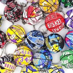hot sale pvc soccer keychain mini football pendant keychain