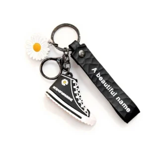 wholesale customized 3d pvc silicone rubber shoes keychains souvenirs gifts keychain accessories