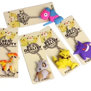 pvc soft glu toy keychain silicone pendant keyring