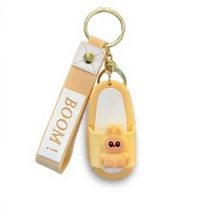 factory outlet's creative labubu shoe keychain in 3d pvc rubber