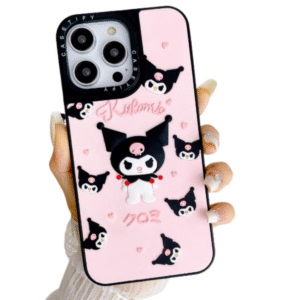 3d cartoon adorned silicone protective cover for iphone