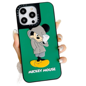 3d cartoon adorned silicone protective cover for iphone