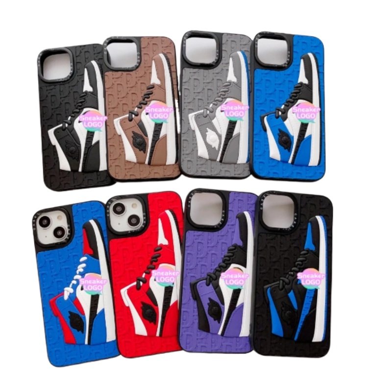basketball sport inspired durable silicone sneaker style phone cases for iphone