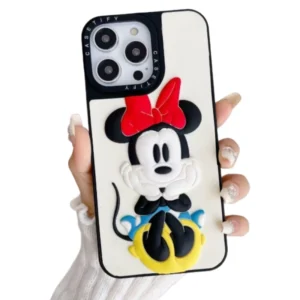 3d cartoon adorned silicone protective cover for iphone #2