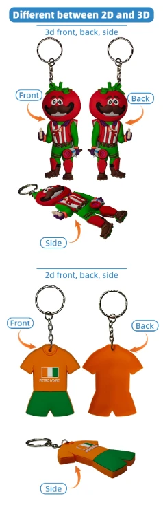 football fan pendant jewelry souvenir world football country flag pvc silicone keychain