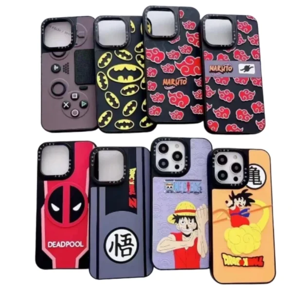 newest designs anime cover phone case flip anime phone cover case for iphone