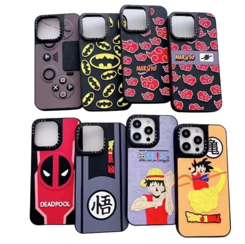 newest designs anime cover phone case flip anime phone cover case for iphone