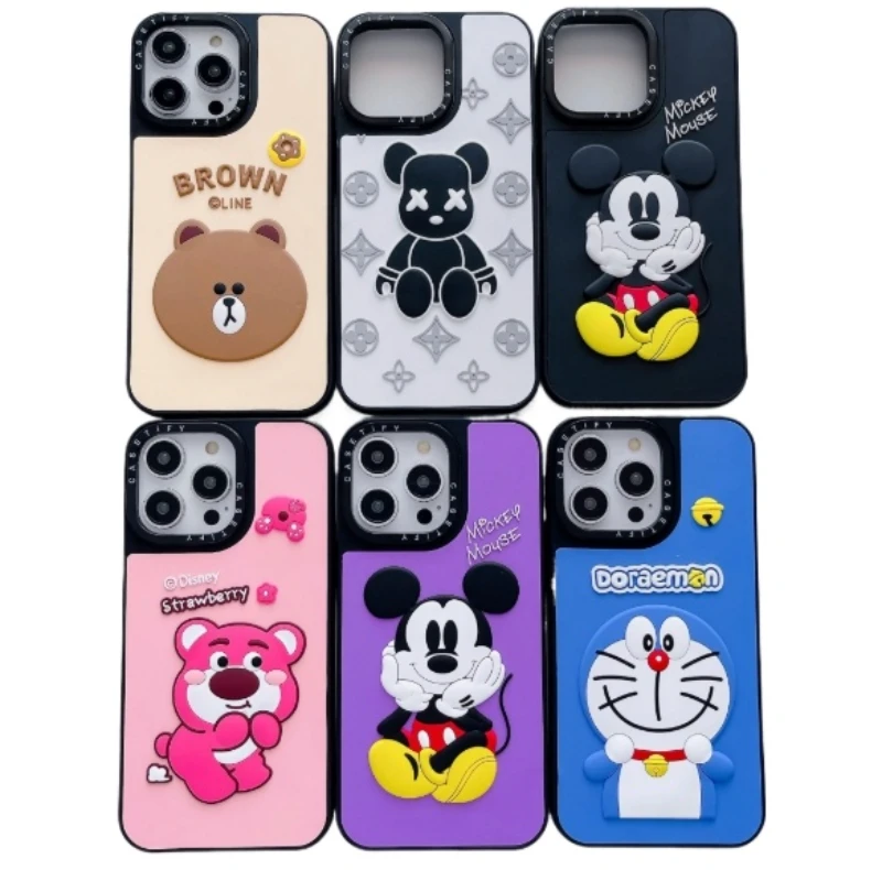 cartoon cases for iphone cute phone case tpu pc phone case