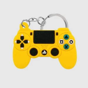 popular cartoon game controller silicone keychain