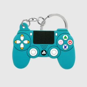 popular cartoon game controller silicone keychain