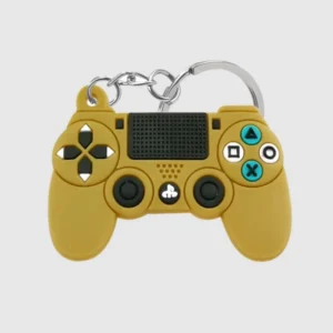 popular cartoon game controller silicone keychain