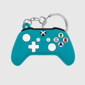 popular designer cartoon funny gamer keychain with cool gameboy video game controller design