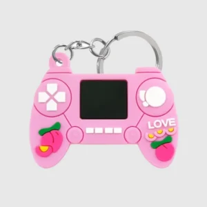super cool cartoon funny gamer keychain silicone keyring