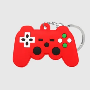super cool cartoon funny gamer keychain silicone keyring