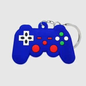 super cool cartoon funny gamer keychain silicone keyring