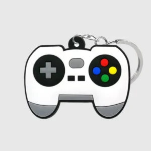 funny cartoon game controller keychain