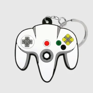 funny cartoon game controller keychain