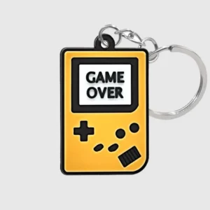 pure silicone cartoon keychains mimic gameboy controllers
