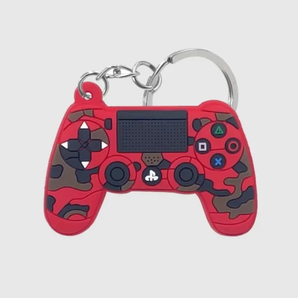 cool gaming gameboy video game controller silicone keychain key ring chain