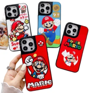 silicone rubber cute phone case for iphone cartoon protective cover
