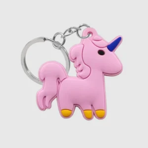 cute cartoon unicorn keychain