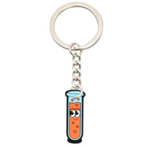 soft rubber carabiner keychain with cute patterns personalized small sized pendant keyrings