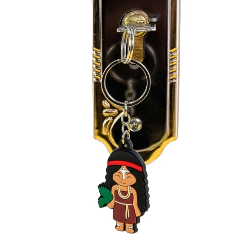 wholesale pvc rubber keychain custom keyring key holder fit fans souvenir gift