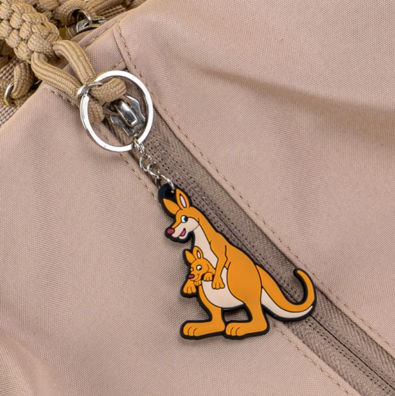 wholesale pvc rubber keychain custom keyring key holder fit fans souvenir gift