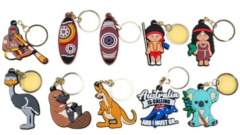 wholesale pvc rubber keychain custom keyring key holder fit fans souvenir gift