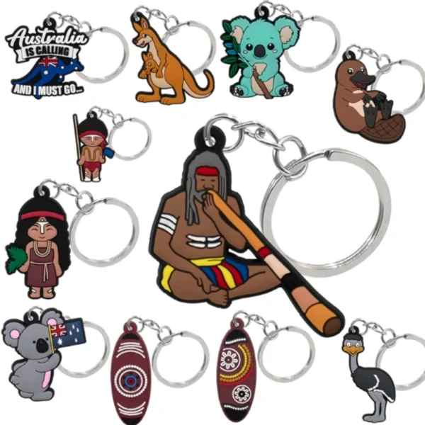 wholesale pvc rubber keychain custom keyring key holder fit fans souvenir gift