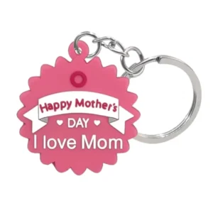 fun custom silicone keychains:rock mom's mother's day