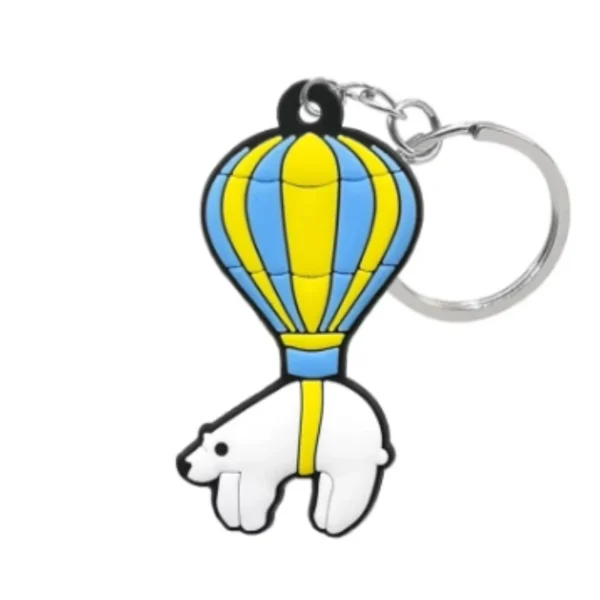 customizable silicone doggy keychains perfect for key holders and decor