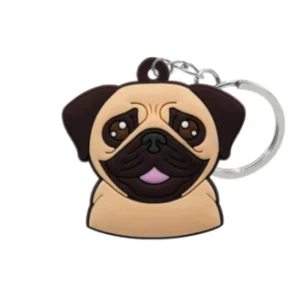 customizable silicone doggy keychains perfect for key holders and decor