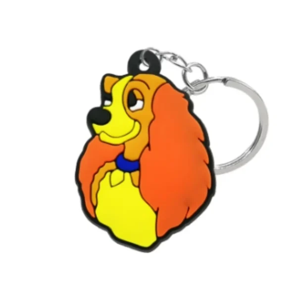 custom wholesale available movie like animal cartoon keychains super cute for fascinate kids