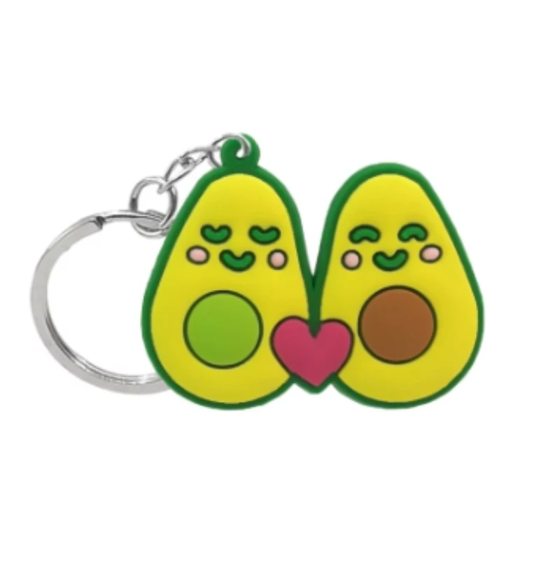 fruity fun 2d soft silicone fruit shaped keychains for a colorful life