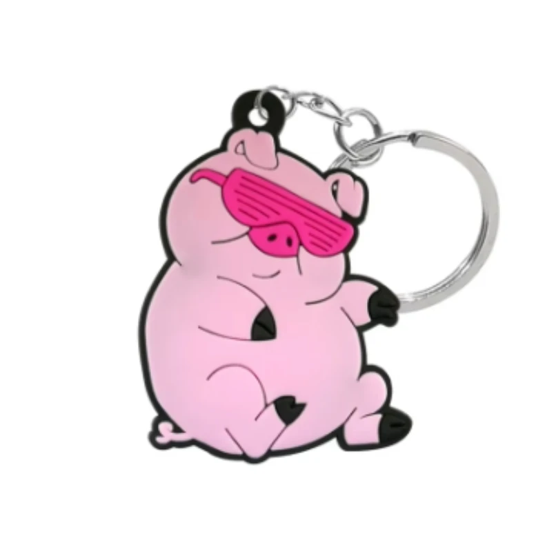 custom wholesale movie themed animal cartoon keychains, super cute, ideal for kids' bag ornaments