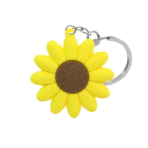 wholesale flower shaped keychains, perfect nature related trinkets for kids