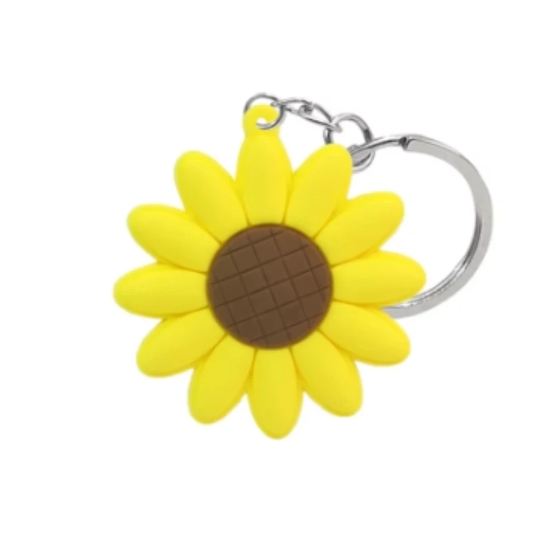 wholesale flower shaped keychains, perfect nature related trinkets for kids